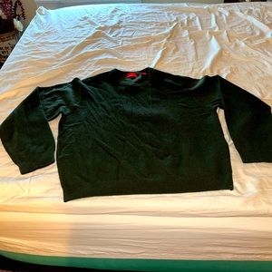Izod 100% Cashmere Sweater Green size XL NWOT